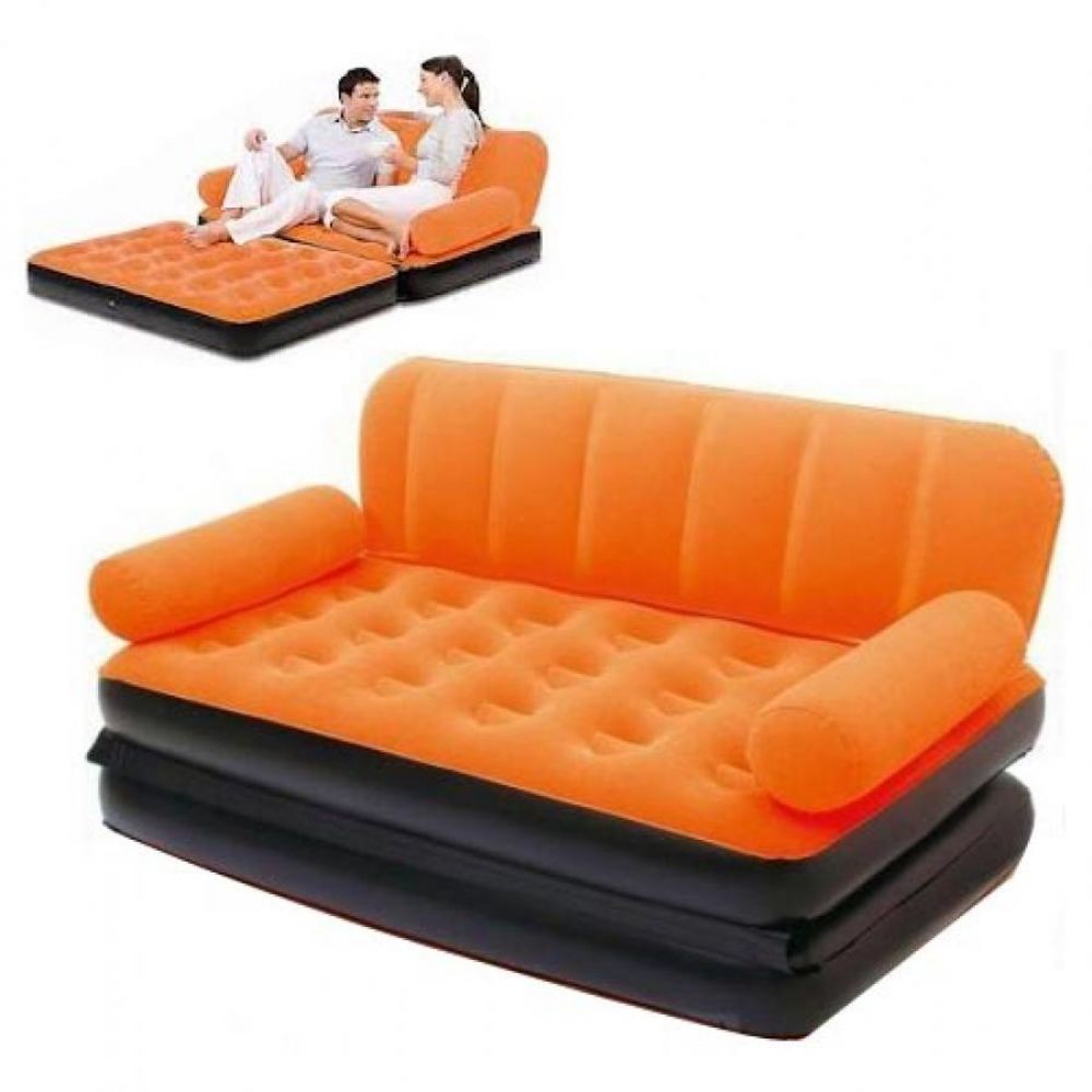 COLORFULL AIR LOUNGE DOUBLE SOFA CUM BED 5 IN 1